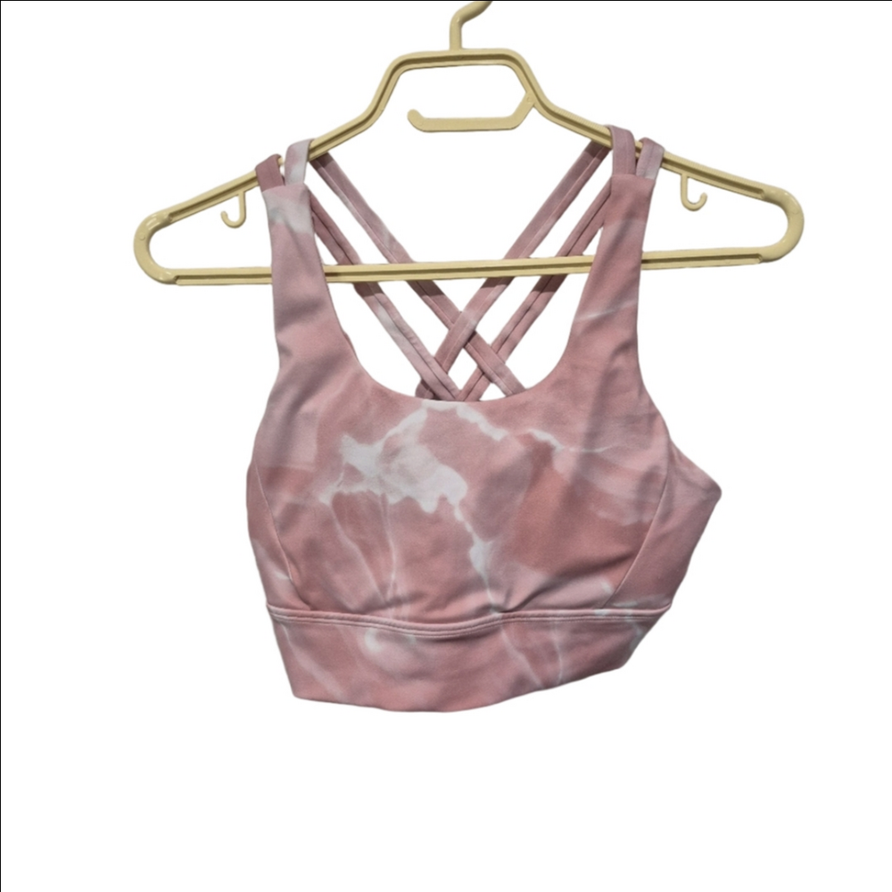 Buffbunny Rosa Pnk Tie-Dye Sports Bra